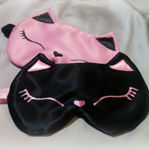 Cat Sleep Mask Etsy