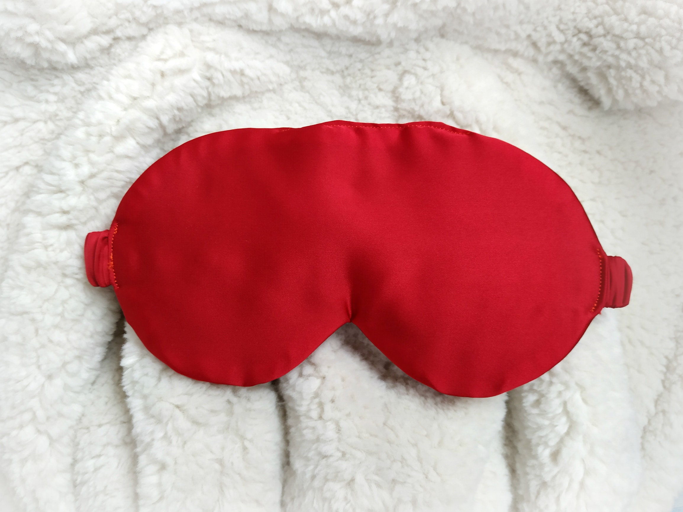 Luxury Silk Red Sleep Mask / Super Soft Eye Mask / Etsy Ireland
