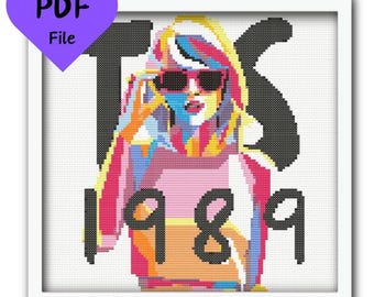 TS1989 Cross Stitch Pattern PDF Digital Design