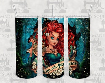 Fate Loves the Fearless 20oz Tumbler Coffee Cup Hot Cold Choose Your Design