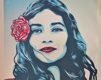 Shepard Fairey (Obey Giant) : We the people (defend dignity) - Lithographie