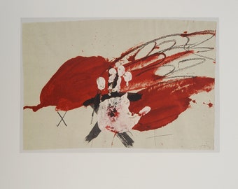 Antoni TAPIES: The White Hand - Signed lithograph with certificate