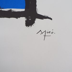 Joan MIRO : Imaginary Boy Signed lithograph image 3