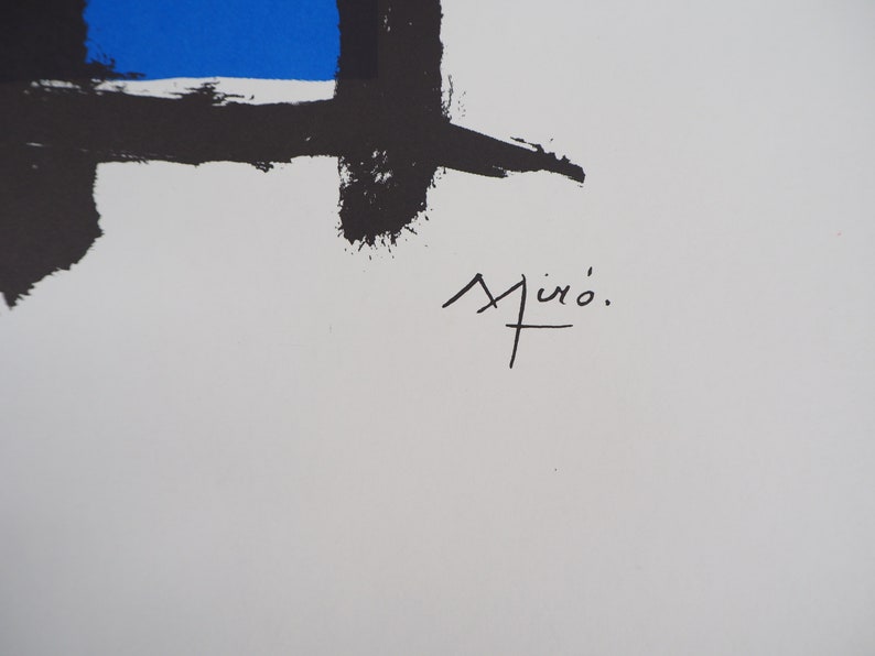 Joan MIRO : Imaginary Boy Signed lithograph image 3
