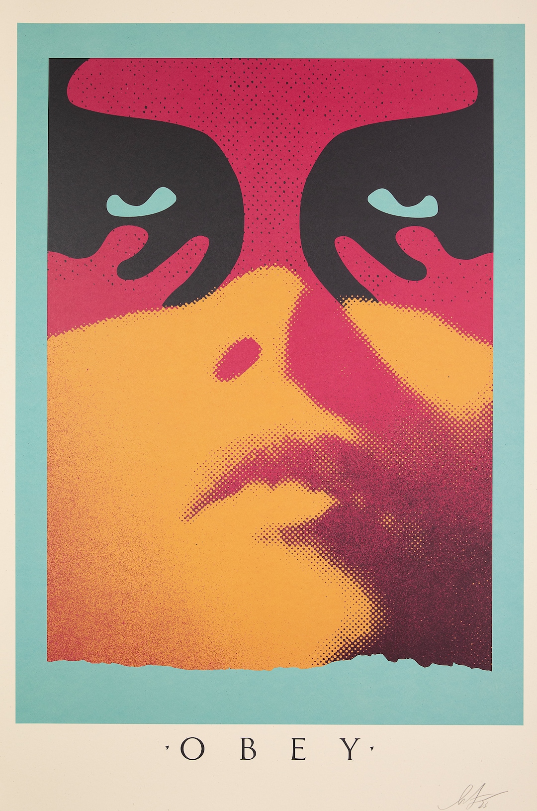 Shepard Fairey - Obey - Political Voice 61x46 - Sérigraphie numérotée signée - Collection