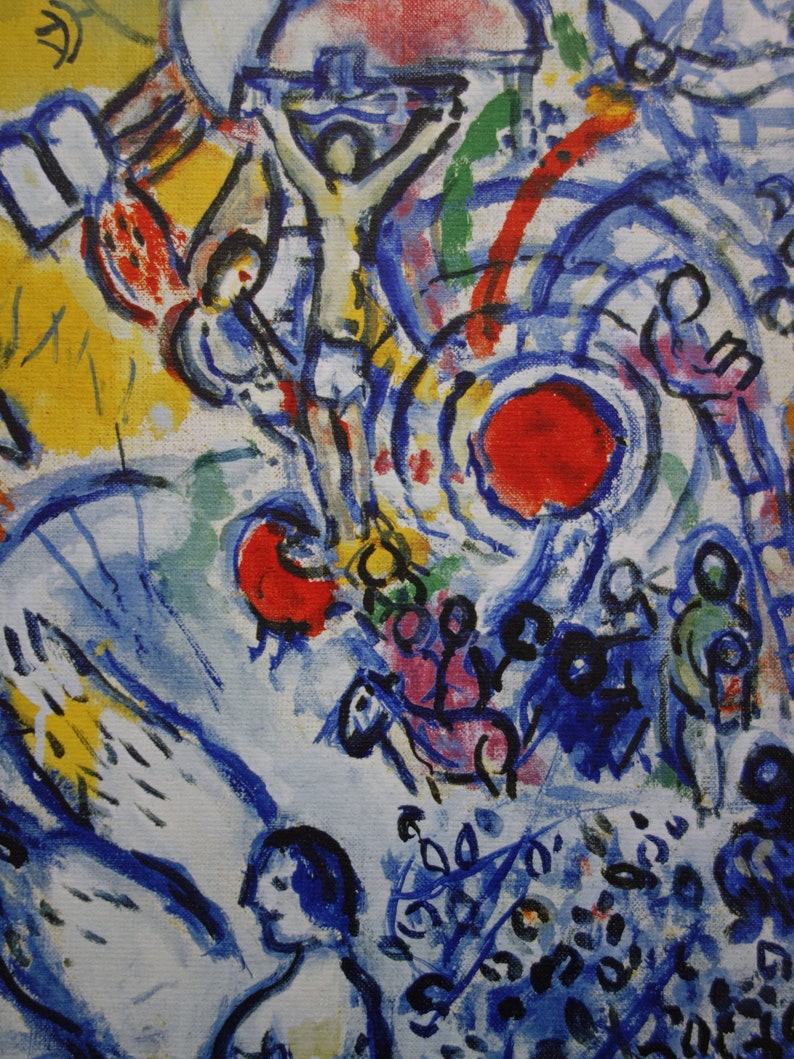 Marc CHAGALL Creation of the Man Signed Lithograph With Etsy