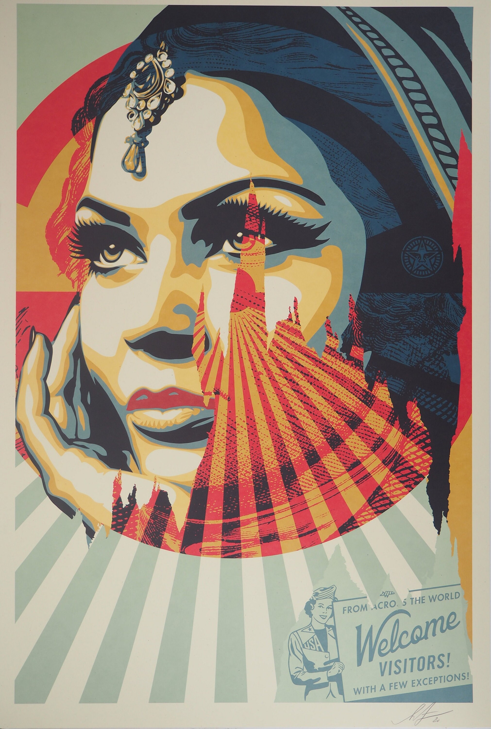 Shepard Fairey Obey Giant TARGET EXCEPTIONS Lithographie Etsy