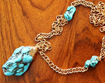 Turquoise Gold | Chunky Turquoise | Turquoise Statement | Lone Mountain | Turquoise Strand | Bright Turquoise | Turquoise Chain | Turquoise