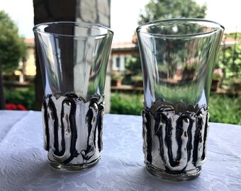 Shot Glasses Personalized | Vintage Shot Glasses | Vintage Dinnerware | Decorative Barware | Vintage Barware | Wine Glass | Wedding Gift