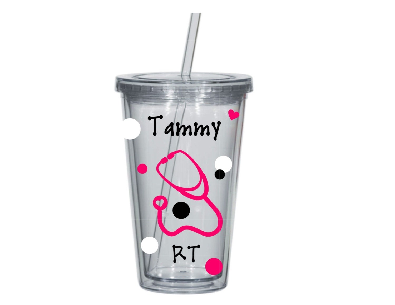 Stethoscope Tumbler Nurse's Custom Tumbler Etsy