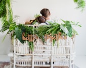 Better Together Wedding sign / Wedding Sweetheart chair signs/ Bride and Groom Wood Sign