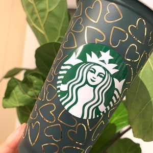 Starbucks color changing cup, Starbucks hot cup, changing color cup, gifts for mom,Personalized Starbucks Cup, mothers day gifts, hearts