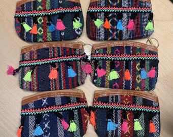 Artisan mini bag/ Monedero/coin bag/ Mini pouch/ Artesan Mexican pouch/ Bolsita artesana/ Mexican Coin purse/boho bag/gifts/stocking stuffer
