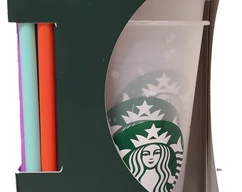 Starbucks Color Changing Confetti Reusable Cold Cups 24 oz, Set of 5/ venti cup/ reusable cup/ color changing tumbler/ tumbler with straw/