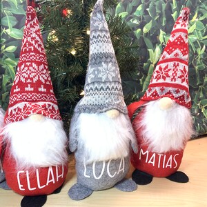 Gepersonaliseerde Kerstkabouter / Kerstkabouters / Kerstdecor / Kabouter / Aangepaste Kerstkabouters / Kerstcadeau / Vakantiedecor / Personaliseren