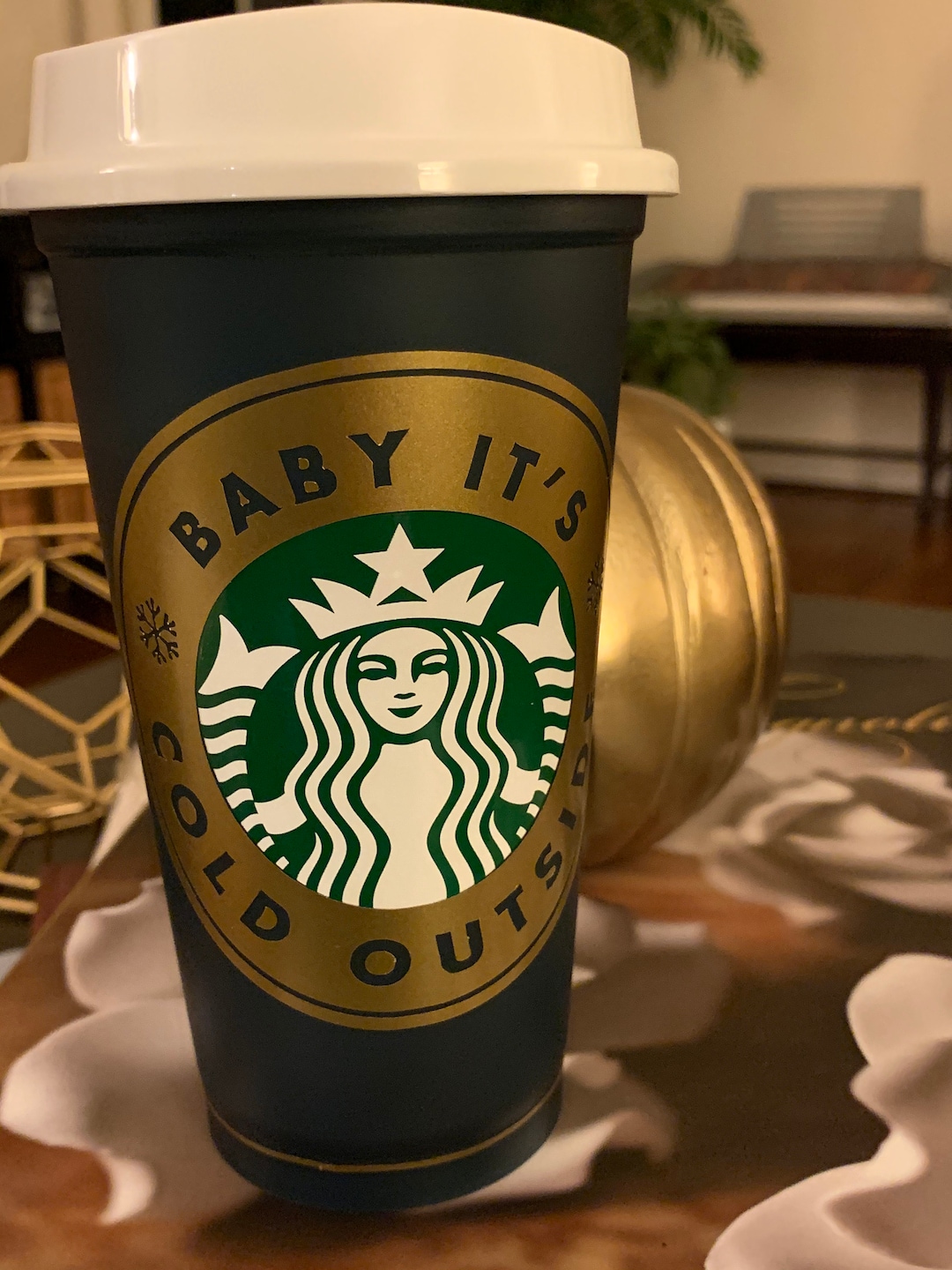 Starbucks Color Changing Hot Cup Starbucks Holiday Cup Etsy