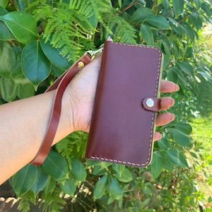 Monedero telefónico, Monedero para teléfono, Soporte para teléfono con correa de cuerpo cruzado, Monedero para teléfono de muñeca, Monedero para teléfono para iPhone XS, soporte de teléfono de cuero, teléfono celular