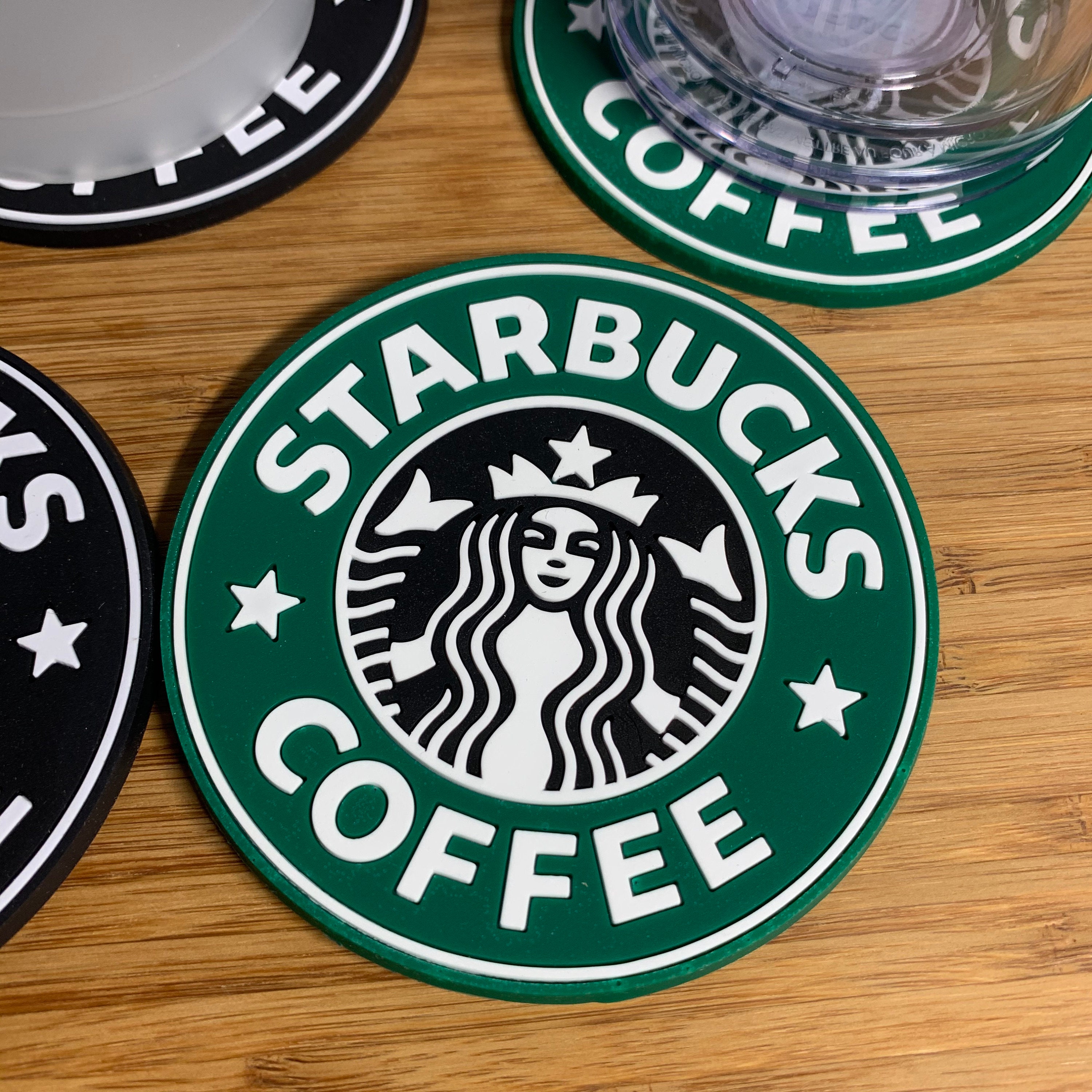 Starbucks Silicon Coasters/Car Coasters/Drink Coaster/Auto Etsy