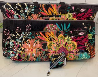 Steph’s 4 piece Mahjong Tote All Set-** with larger rack bag for 20” racks**