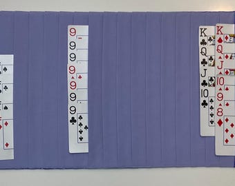 NEW DESIGN-Card Organizer Mat for Samba/Canasta/Triple Play etc...17 slots