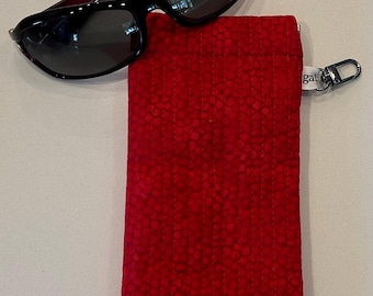 Quilted Sunglasses Case with Flex-Frame closure