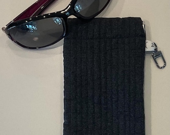 Quilted Sunglasses Case with Flex-Frame closure