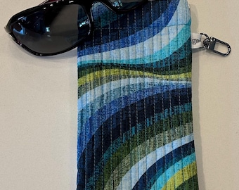 Quilted Sunglasses Case with Flex-Frame closure
