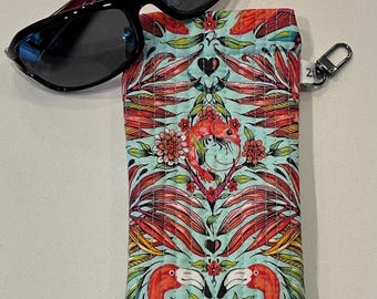 Quilted Sunglasses Case with Flex-Frame closure