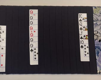 Card Organizer Mat for Samba/Queens/One-Eyed Jacks/Canasta/Triple Play etc...