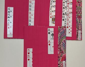 NEW DESIGN-Card Organizer Mat set for Open (17 slots) and Closed