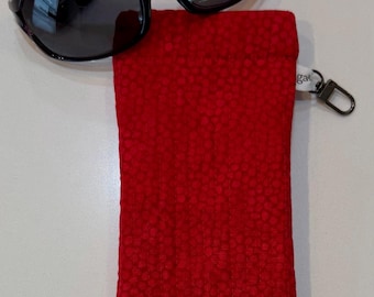 Quilted Sunglasses Case with Flex-Frame closure