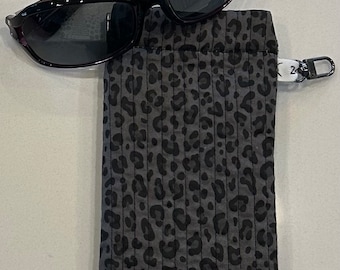 Quilted Sunglasses Case with Flex-Frame closure