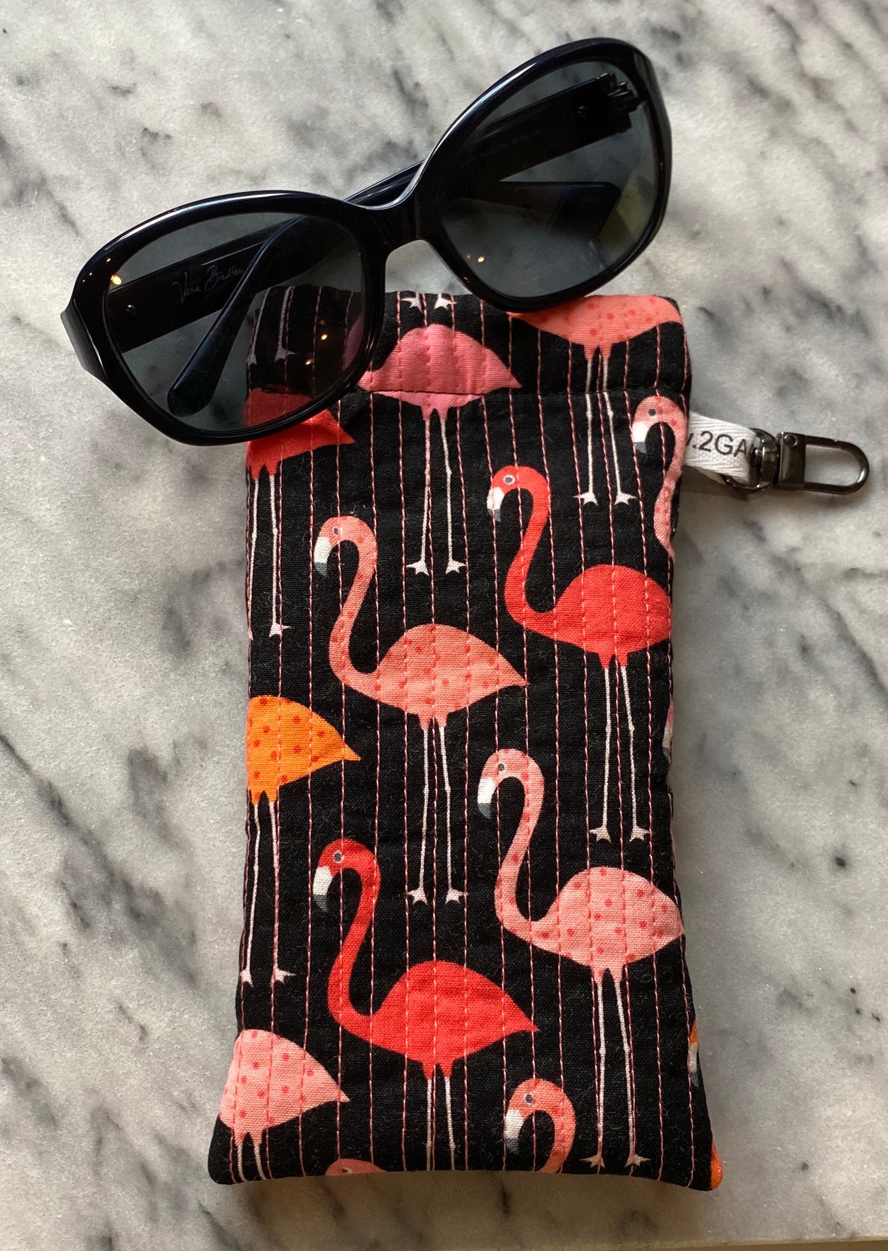 Quilted Sunglasses Case with FlexFrame closure