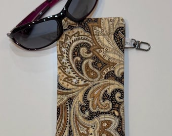 Quilted Sunglasses Case with Flex-Frame closure