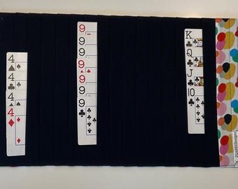 Card Organizer Mat for Samba/Queens/One-Eyed Jacks/Canasta/Triple Play etc...