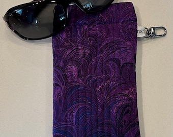 Quilted Sunglasses Case with Flex-Frame closure