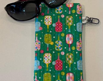 Quilted Sunglasses Case with Flex-Frame closure