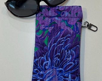 Quilted Sunglasses Case with Flex-Frame closure