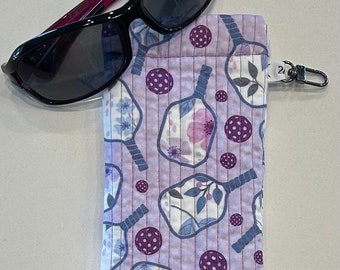 Quilted Sunglasses Case with Flex-Frame closure