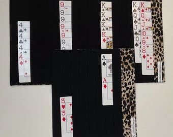 NEW DESIGN-Card Organizer Mat set for Open (17 slots) and Closed