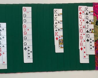 Card Organizer Mat for Samba/Canasta/Triple Play etc...