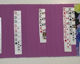 NEW DESIGN-Card Organizer Mat for Samba/Canasta/Triple Play etc...17 slots