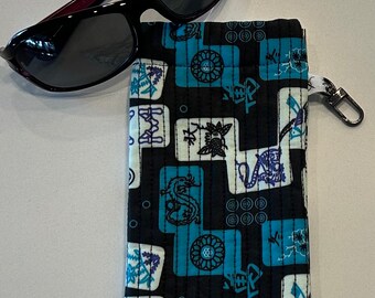 Quilted Sunglasses Case with Flex-Frame closure