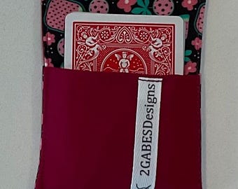 Double-sided Card Holder Pockets for Samba/Queens/One-Eyed Jacks/TriSam/Triple Play etc