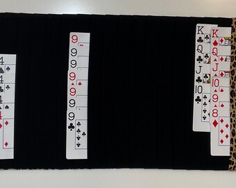 NEW DESIGN-Card Organizer Mat for Samba/Canasta/Triple Play etc...17 slots