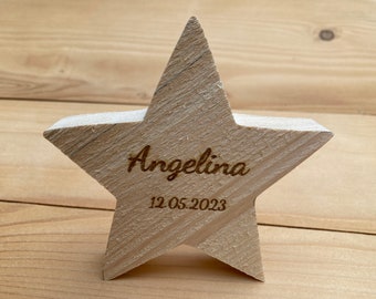 Star Pallet Wood Name Christmas Wood