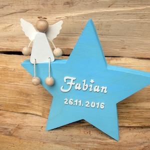 Star Birth Baptism Date of birth Name Guardian Angel Wood