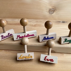 Namensstempel Kinderstempel Name Stempel Einschulung Kind Schultüte stempeln Motivstempel Geburtstag Bild 4