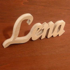 Placa con nombre XXL para colocar letras de madera con nombre de madera