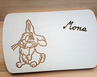 Breakfast board rabbit